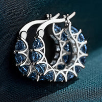 Plateado y azul