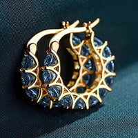 Dorado y azul